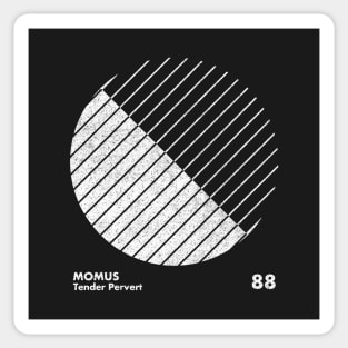 Momus / Tender Pervert / Minimal Graphic Design Tribute Sticker